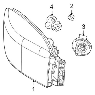 Ram OE - Front Lamps - Headlamp Components (1500)