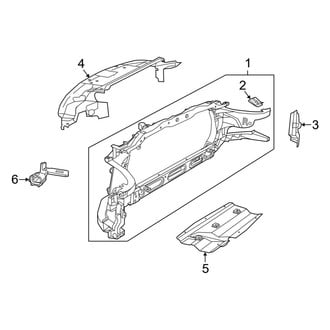 Ram OE - Radiator Support (1500)