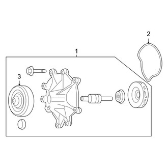 Ram OE - Cooling - Water Pump (1500 3.7L / 4.7L)