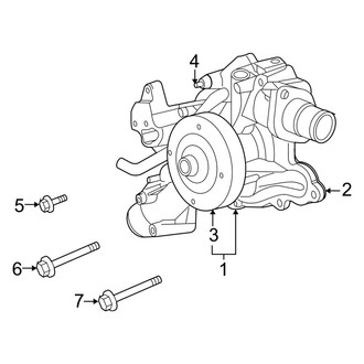 Ram OE - Cooling - Water Pump (1500 5.7L)