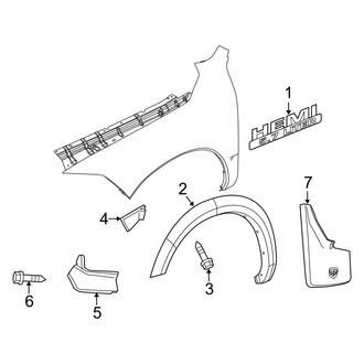 Ram OE - Fender - Exterior Trim (1500 5.7L)