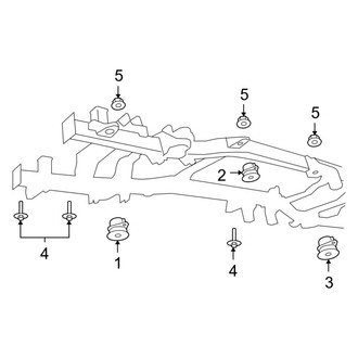 Ram OE - Frame & Components (Body Mounting), (1500)