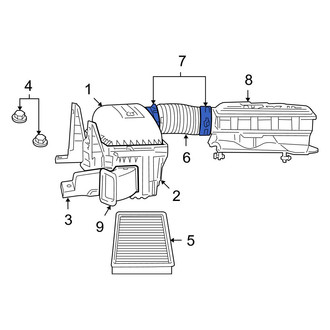 Ram OE - Engine Air Duct Clamp