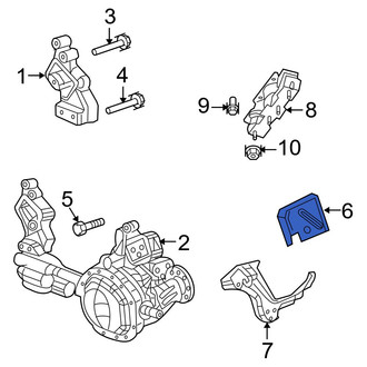 Ram OE - Left Engine Mount Heat Shield
