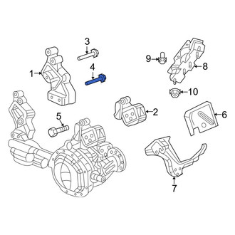 Ram OE - Right Lower Engine Mount Bolt