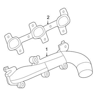 Ram OE - Exhaust System - Manifold (3.7L)