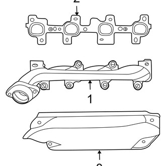 Ram OE - Exhaust System - Manifold (4.7L)
