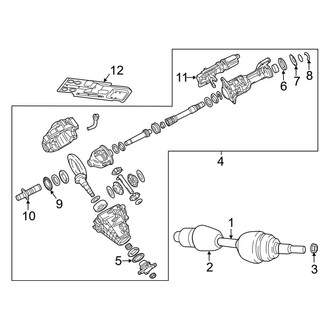 Ram OE - Front Suspension - Front Axle & Carrier (4WD)