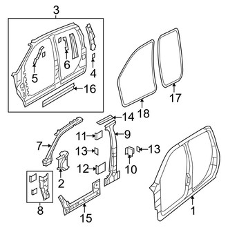 Ram OE - Cab - Uniside (Big Horn / Express / Laramie / Outdoorsman / SLT / Sport / ST / Tradesman Quad Cab)