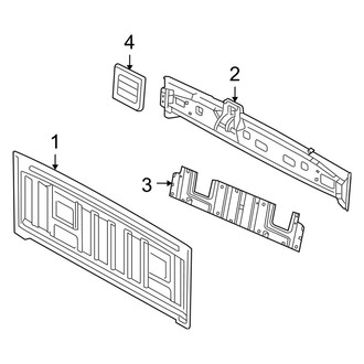 Ram OE - Cab - Back Panel (Big Horn / Express / Laramie / Outdoorsman / SLT / Sport / ST / Tradesman Quad Cab)