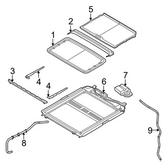 Ram OE - Cab - Sunroof (Big Horn / Express / Laramie / Outdoorsman / SLT / Sport / ST / Tradesman Quad Cab)