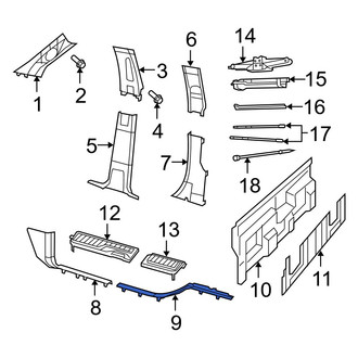 Ram OE - Right Door Sill Plate