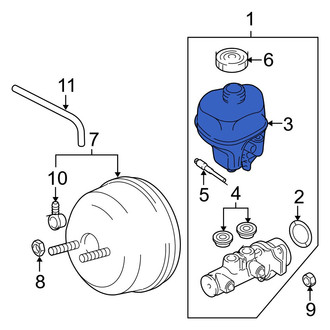 Ram OE - Brake Master Cylinder Reservoir