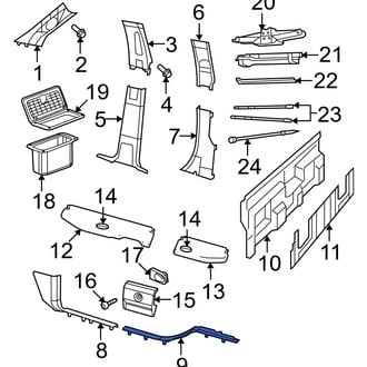 Ram OE - Left Door Sill Plate