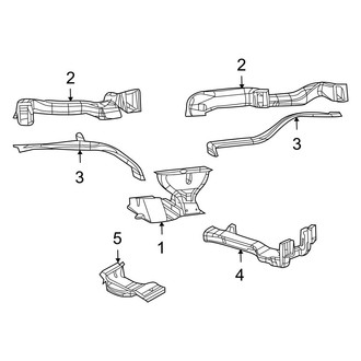 Ram OE - Instrument Panel - Ducts (1500)