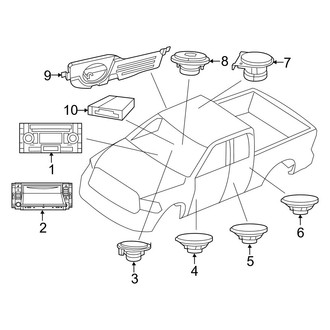 Ram OE - Instrument Panel - Sound System (1500)