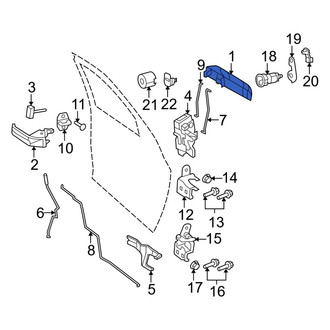 Ram OE - Rear Left Outer Exterior Door Handle