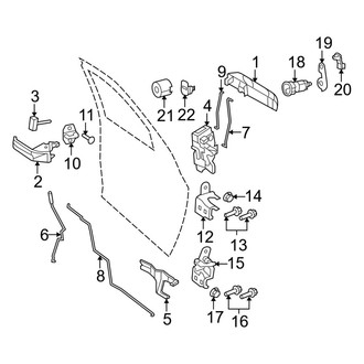 Ram OE - Front Door - Lock & Hardware