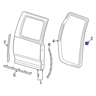Ram OE - Rear Door Stop