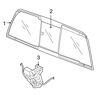 Ram OE - Back Glass - Glass (Sliding Glass), (1500)