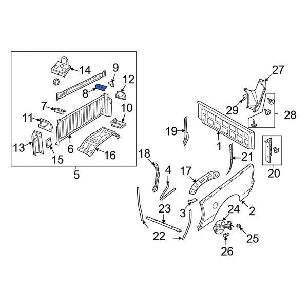 Truck Bed Panel Reinforcement