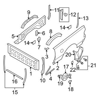 Ram OE - Pick Up Box - Front & Side Panels (1500)