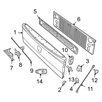Ram OE - Pick Up Box - Tail Gate (1500)