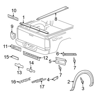Ram OE - Pick Up Box - Exterior Trim (1500)