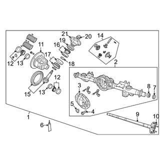 Ram OE - Rear Suspension - Axle & Differential