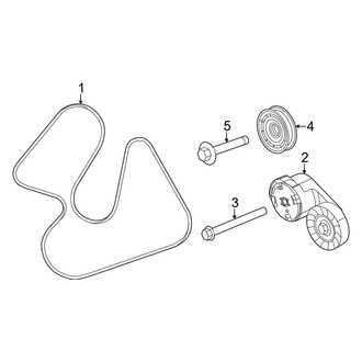Ram OE - Cooling - Belts & Pulleys (3.6L)