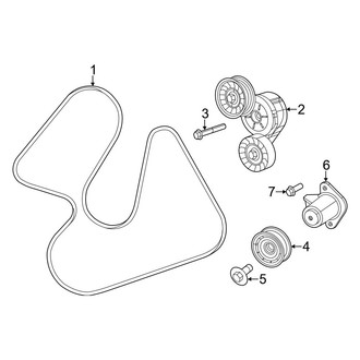 Ram OE - Cooling - Belts & Pulleys (4.7L)