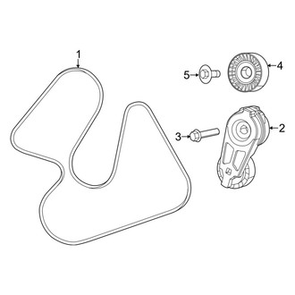 Ram OE - Cooling - Belts & Pulleys (5.7L)