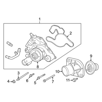 Ram OE - Cooling - Water Pump (5.7L)