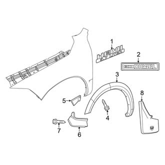 Ram OE - Fender - Exterior Trim (5.7L)