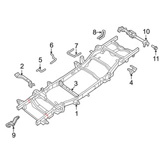Ram OE - Frame & Components (Frame & Crossmembers)
