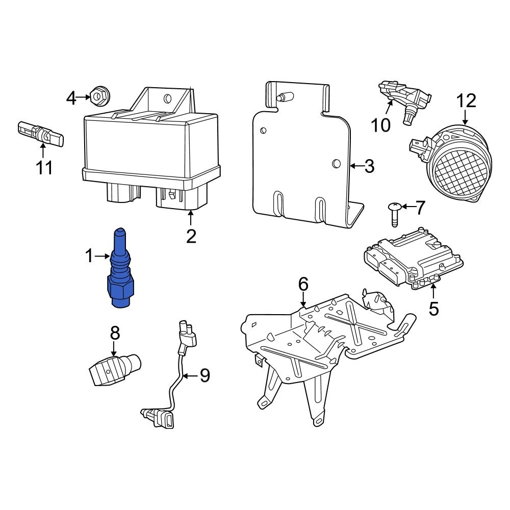 Ram OE 68460484AB - Diesel Glow Plug