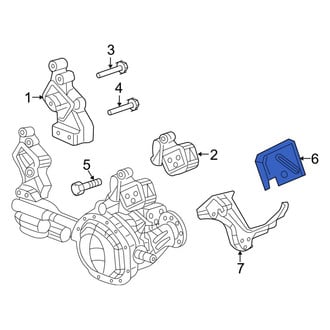 Ram OE - Right Engine Mount Heat Shield