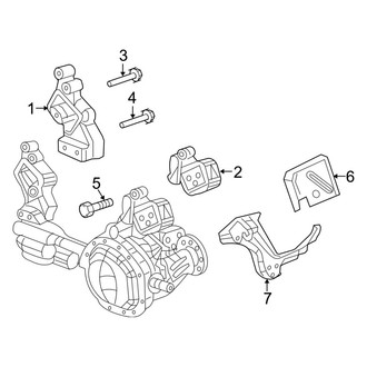 Ram OE - Engine & Transmission Mounting (1500 4WD 5.7L)