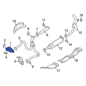 Ram OE - Right Catalytic Converter