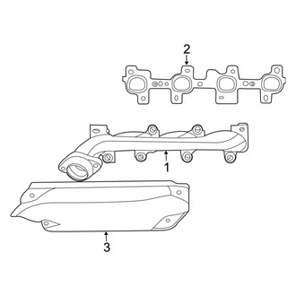 Ram OE - Exhaust System - Manifold (4.7L)