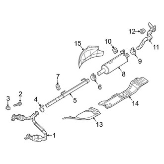 Ram OE - Exhaust System - Exhaust Components (4.7L)
