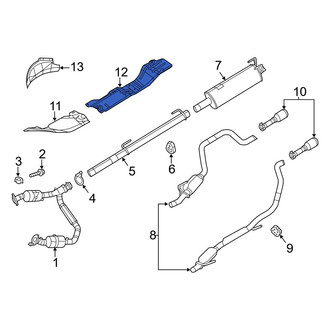 Ram OE - Center Floor Pan Heat Shield