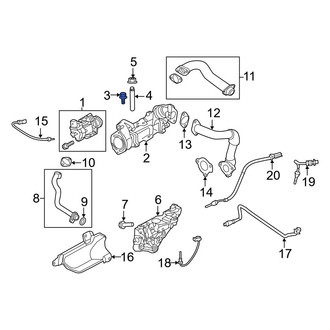 Ram OE - Exhaust Gas Recirculation (EGR) Cooler Bolt