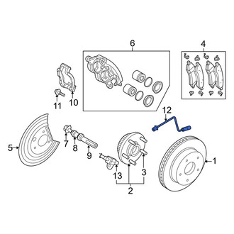 Ram OE - Front Left Brake Hydraulic Hose