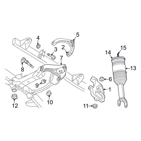 Ram OE 68210182AA Suspension SelfLeveling Valve