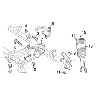 Ram OE - Front Suspension - Shocks & Suspension Components (With Air Suspension)