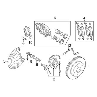 Ram OE - Front Suspension - Brake Components