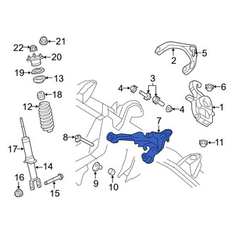 Ram OE - Front Left Lower Suspension Control Arm