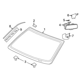 Ram OE - Windshield - Glass (1500)
