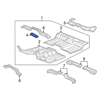 Ram OE - Rear Floor Pan Reinforcement